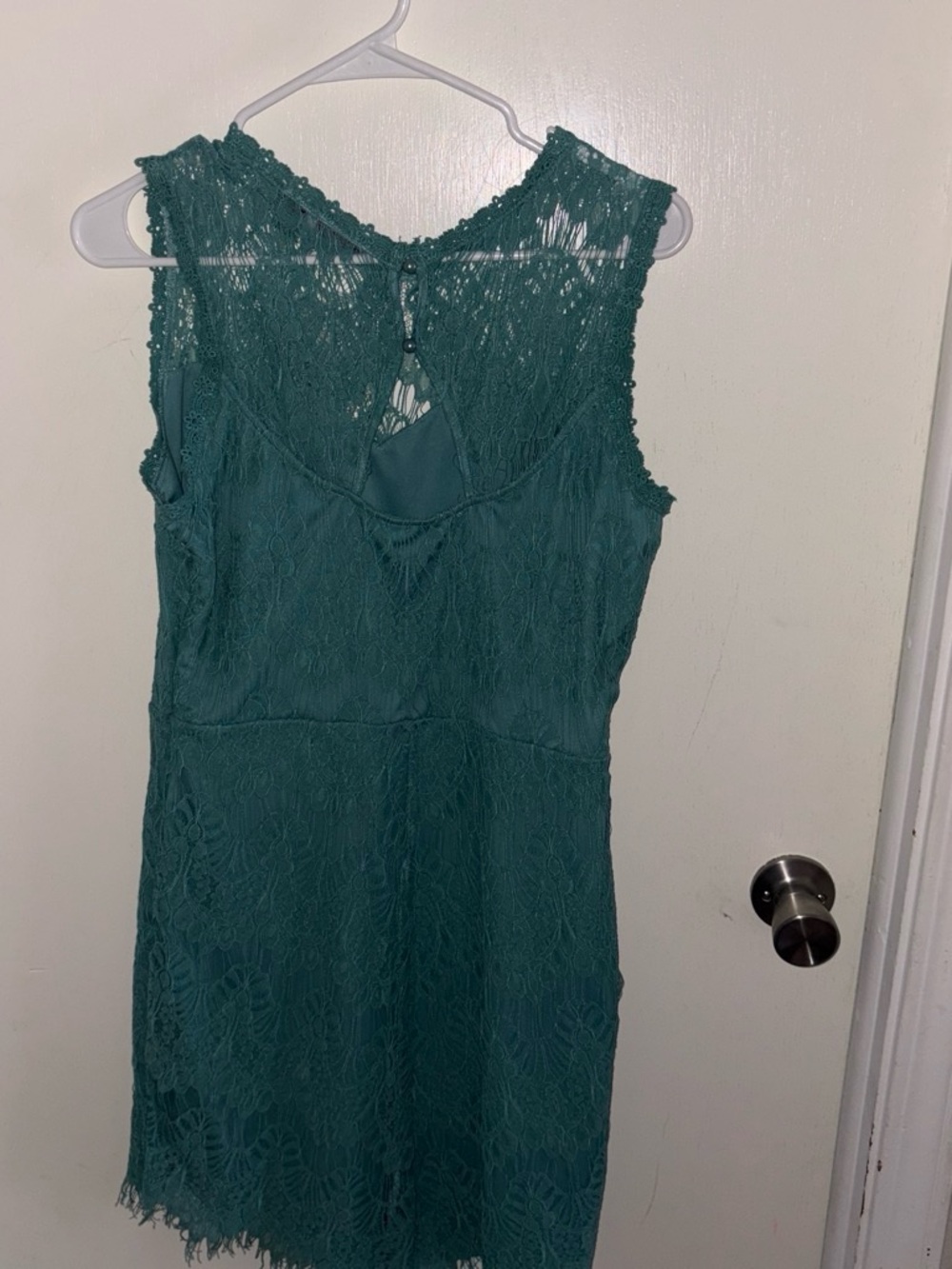 Daytrip Teal Lace Dress